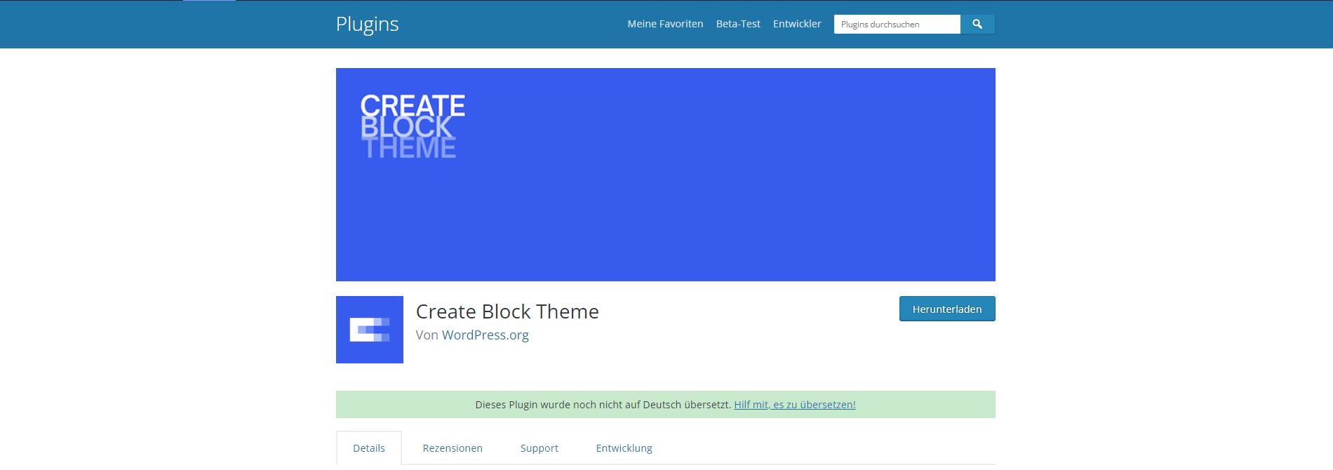 Plugin Create Block Theme: Darstellung der Optionen am Beispiel Twenty Twenty-Three - Teil 1: Erstellung Block Theme und Style Variation
